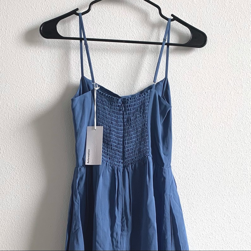SOLD NWT Reformation Rosehip Dress in Morning Glory Blue - Picture 2 of 8